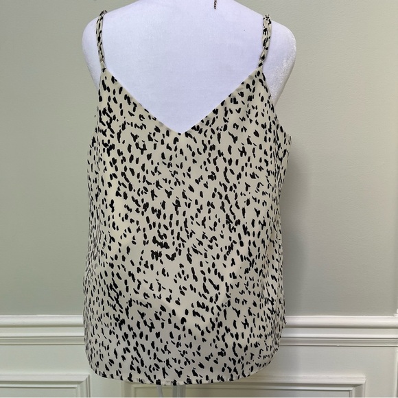 Banana Republic Black and Cream Sleeveless Camisole - Picture 3 of 7